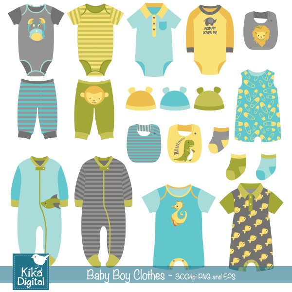 baby clothes clipart images - photo #26